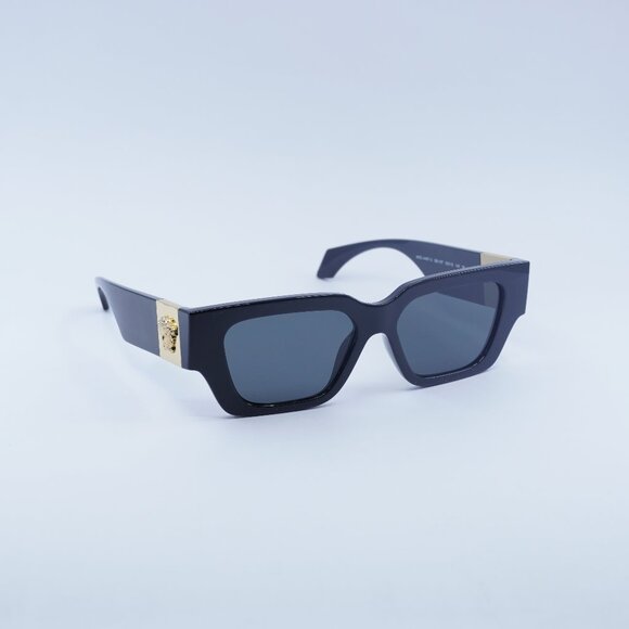 Versace VE4497U GB1/87 Sunglasses Black Square Frame, Grey Lenses main image 6